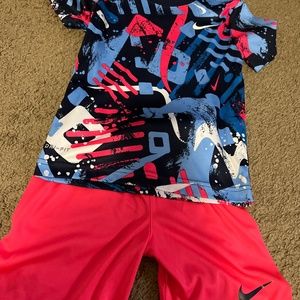 Nike 2 piece boy short set